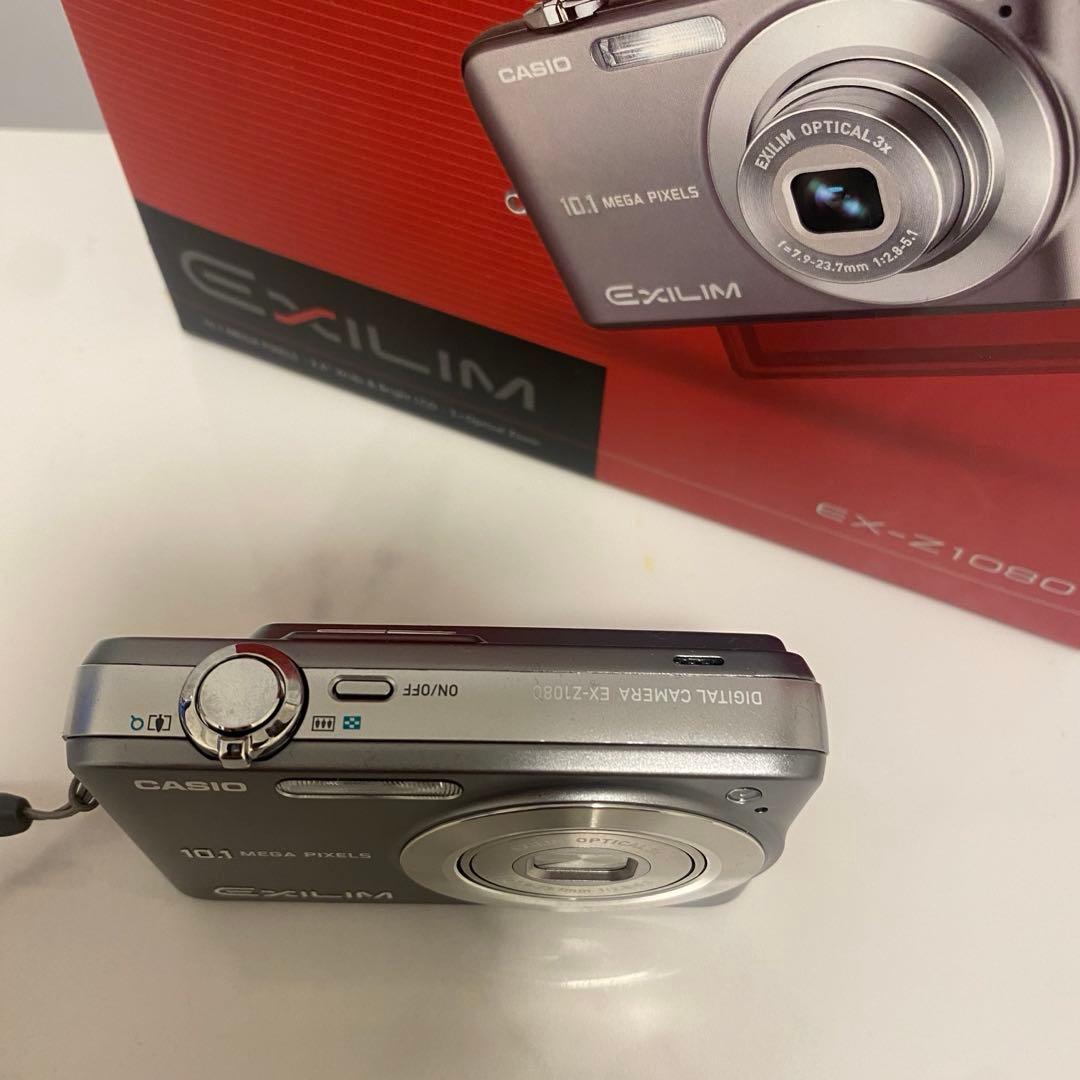 CASIO デジタルカメラEXILIMエクシリムex-z1018 グレーコンデジ