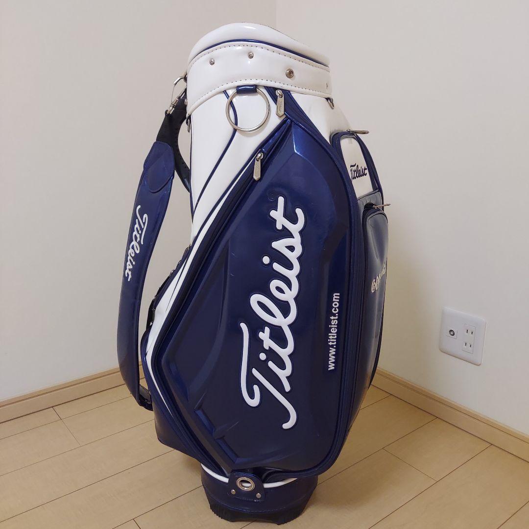 Titleist タイトリスト キャディバッグ ネイビー/ホワイト - メルカリ