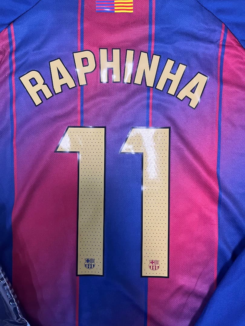 Lサイズ 25-26 バルセロナ ホーム ラフィーニャ ユニフォーム