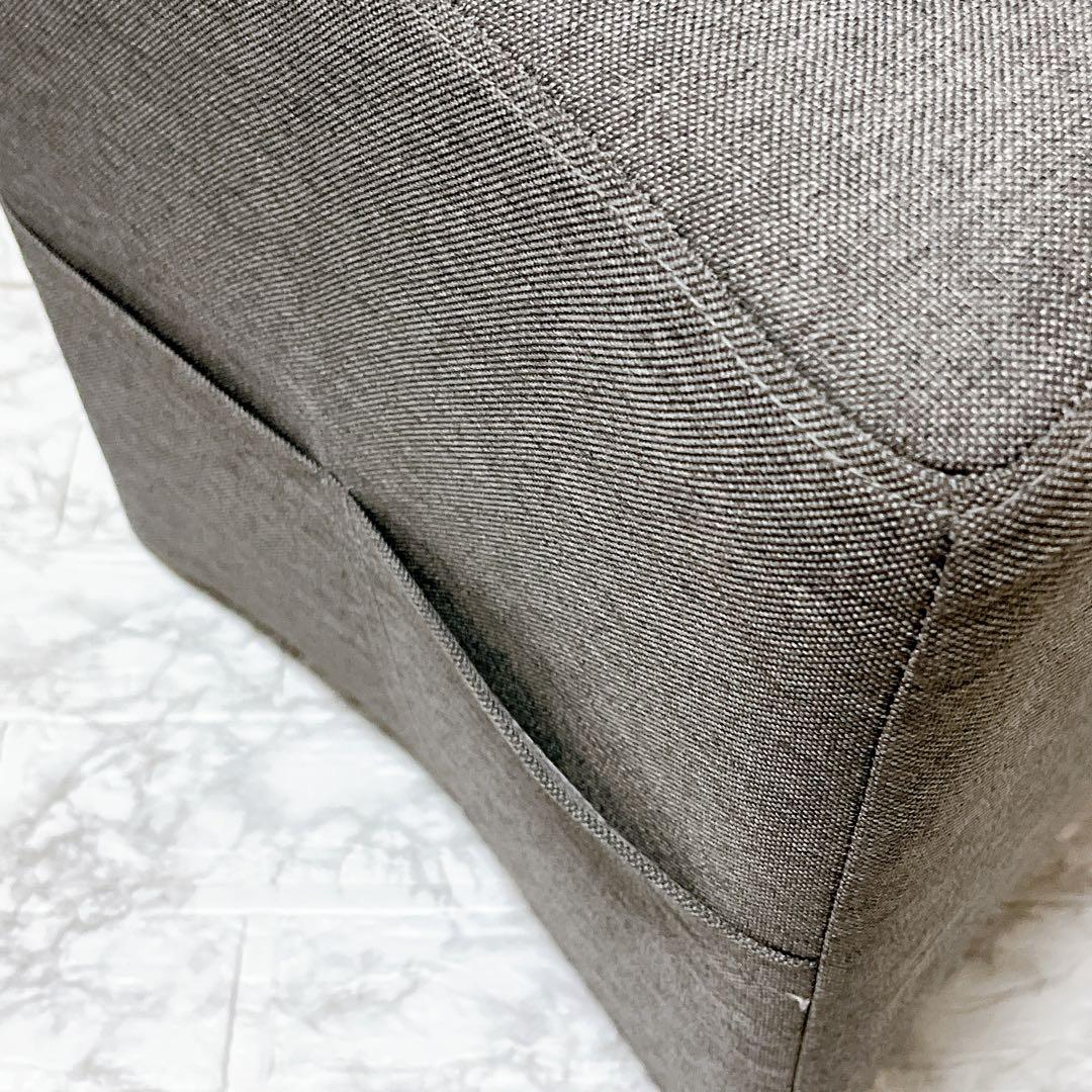 フランフラン グレー スクエア ポリースツール (オットマン スツール)