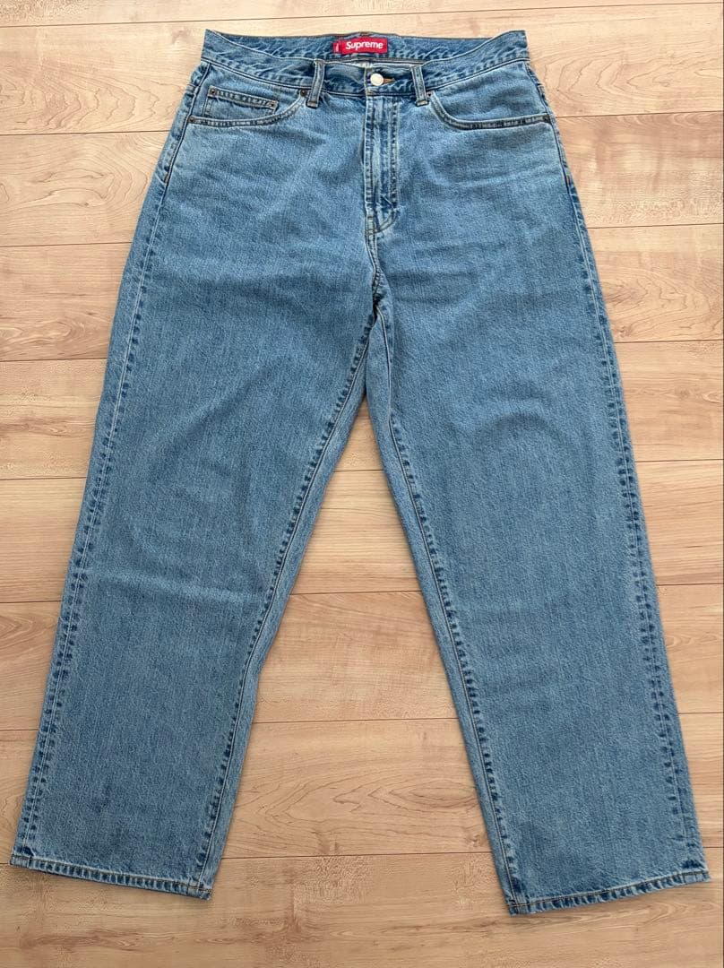 パンツ Supreme Baggy Jean 25FW Washed Indigo 30