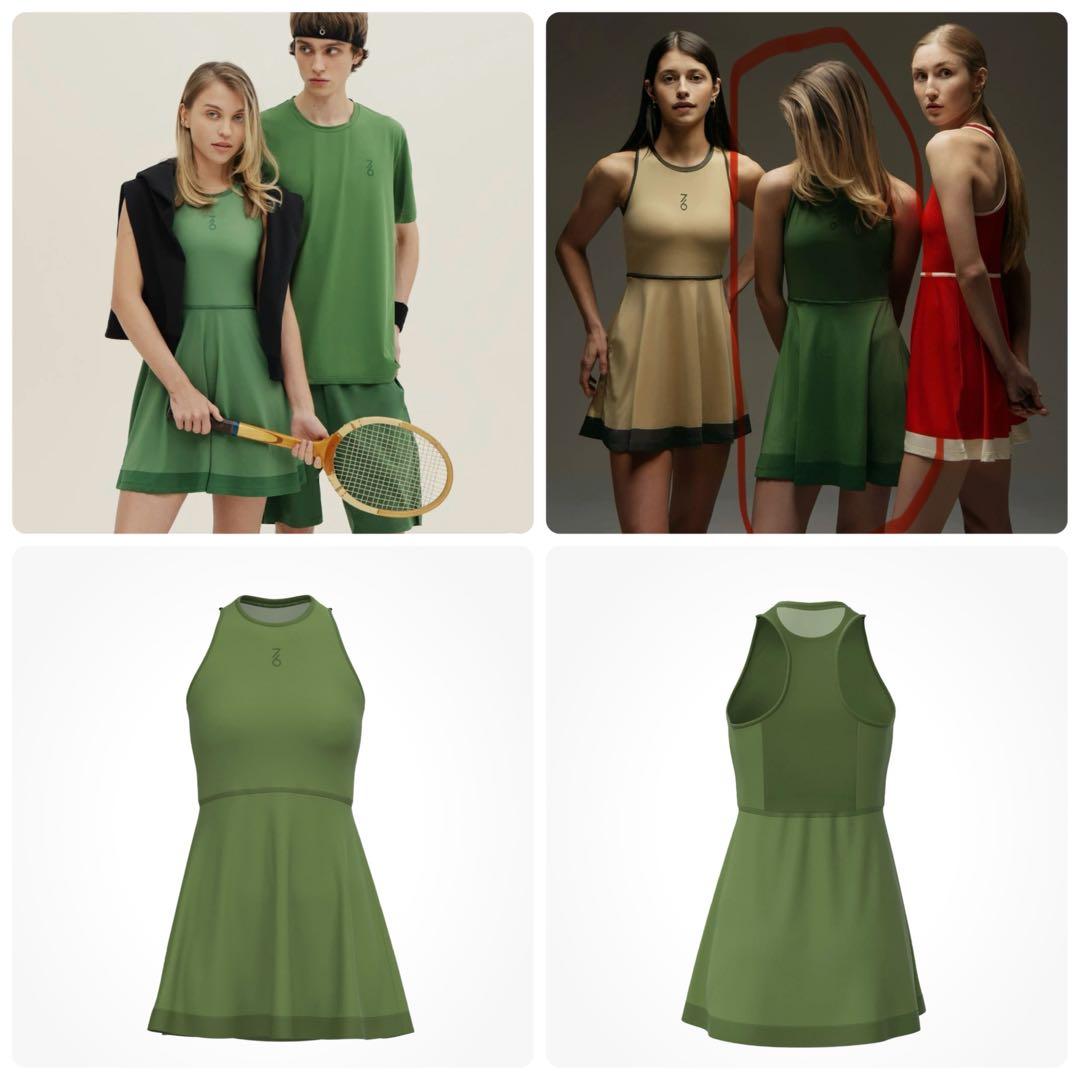 日本初上陸　セブンシックス　テニスウェア　ワンピース　グリーン