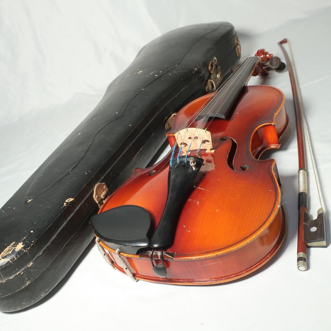 SUZUKI No.18 4/4 1961 バイオリン SUGITO弓付属 虎杢