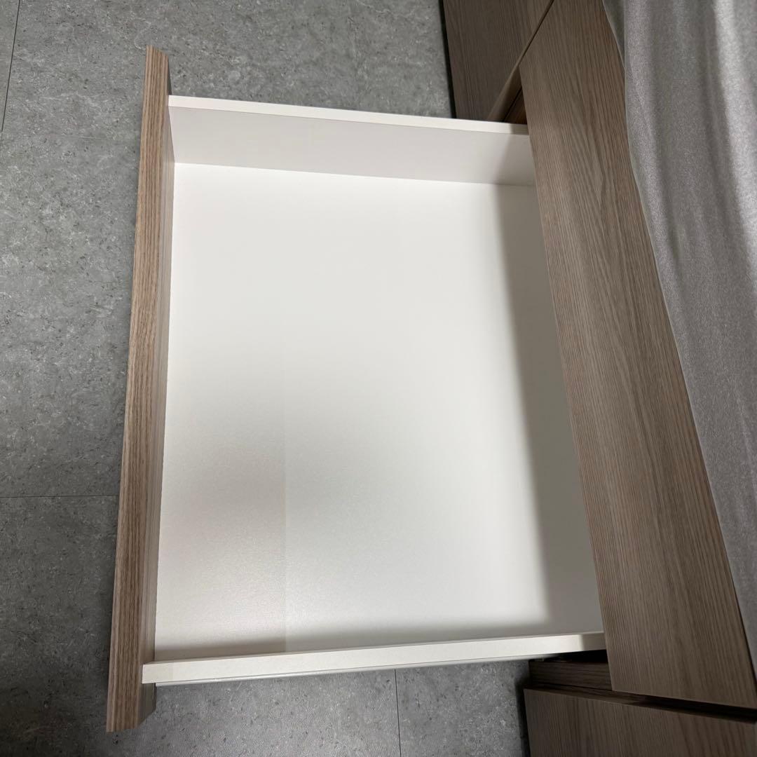 【専用商品】ニトリ　セミダブル　すのこチェストベッドフレーム　グレーウォッシュ