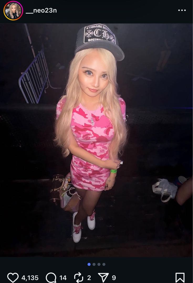 A BATHING APEボディコン ワンピース