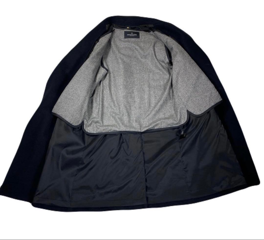 【ファッジ】美品　ナノユニバース タイロッケンダブルコート　西川ダウン