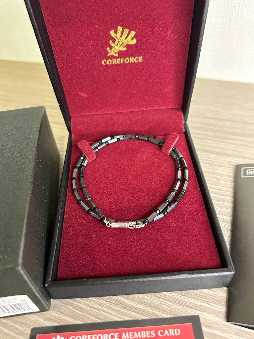 極美品 COREFORCE NECK PRO BLACK SPINEL 44cm