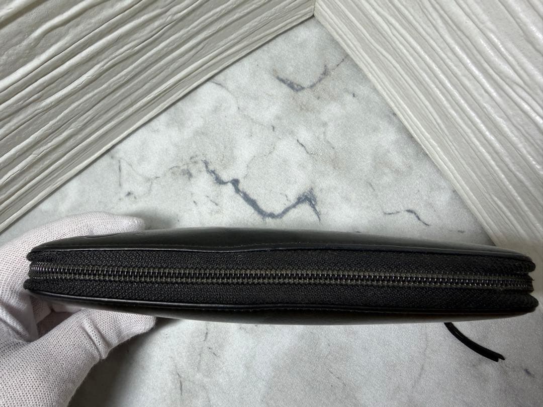 値下げ中 CHANEL カメリアモチーフ ラムスキン ラウンドファスナー 長財布