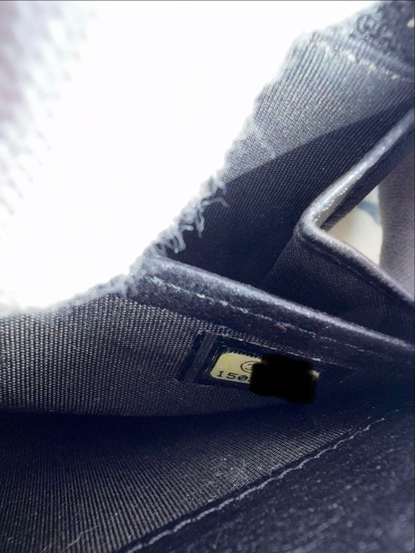 値下げ中 CHANEL カメリアモチーフ ラムスキン ラウンドファスナー 長財布