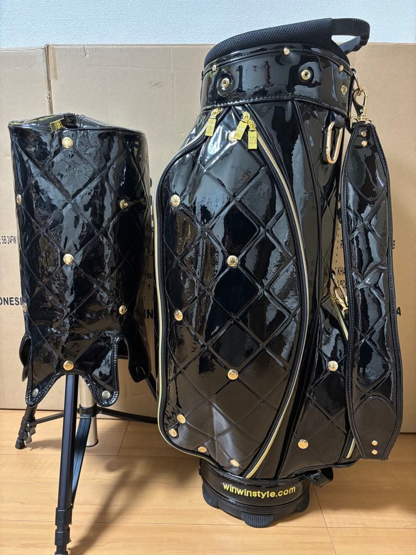★WINWIN STYLE★ウィンウィン キャディバッグ★ブラック★美品