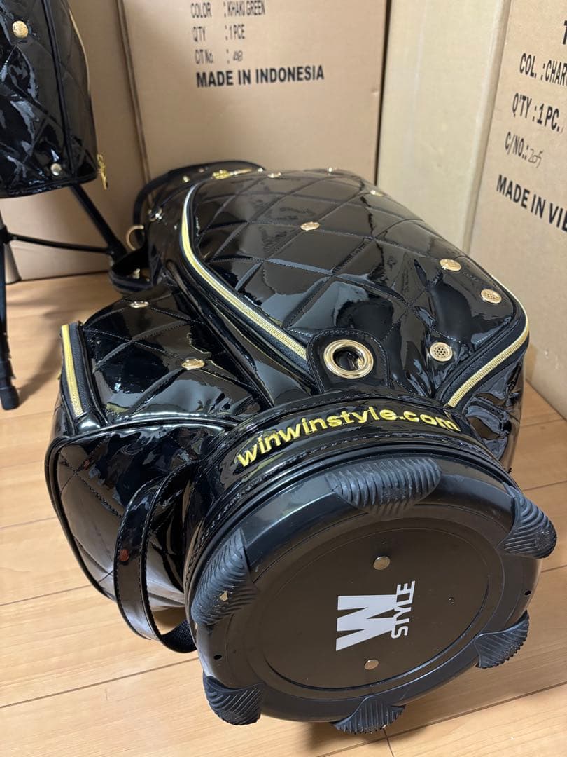 ★WINWIN STYLE★ウィンウィン キャディバッグ★ブラック★美品