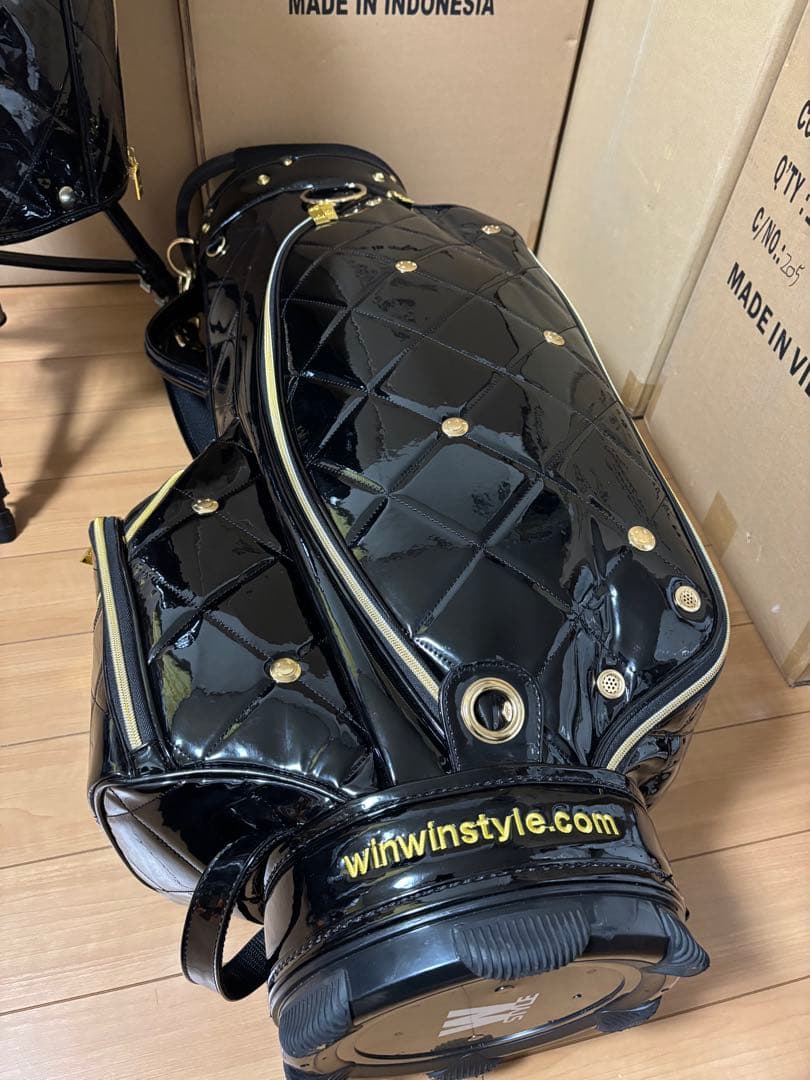 ★WINWIN STYLE★ウィンウィン キャディバッグ★ブラック★美品