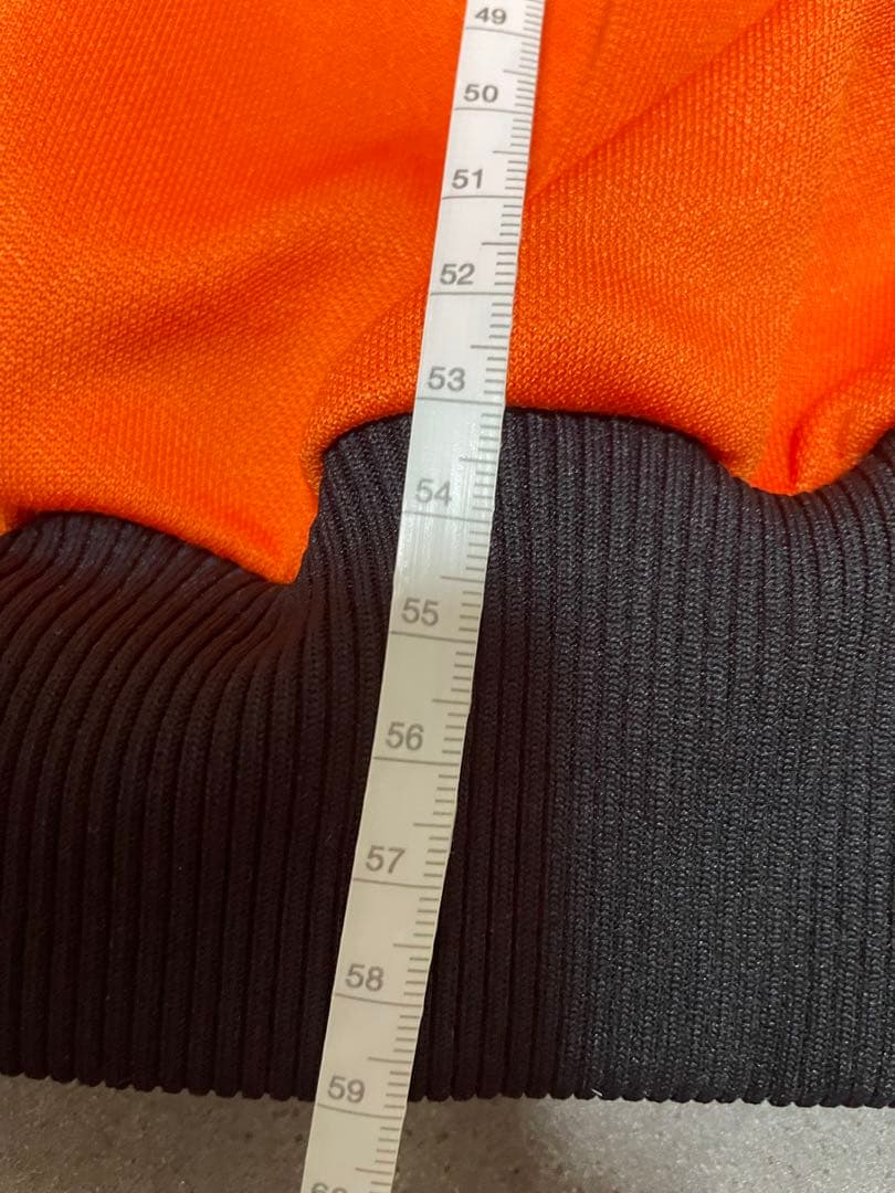 レア！美品！adidas オレンジ　トラックジャケット　西ドイツ　デサント　3号