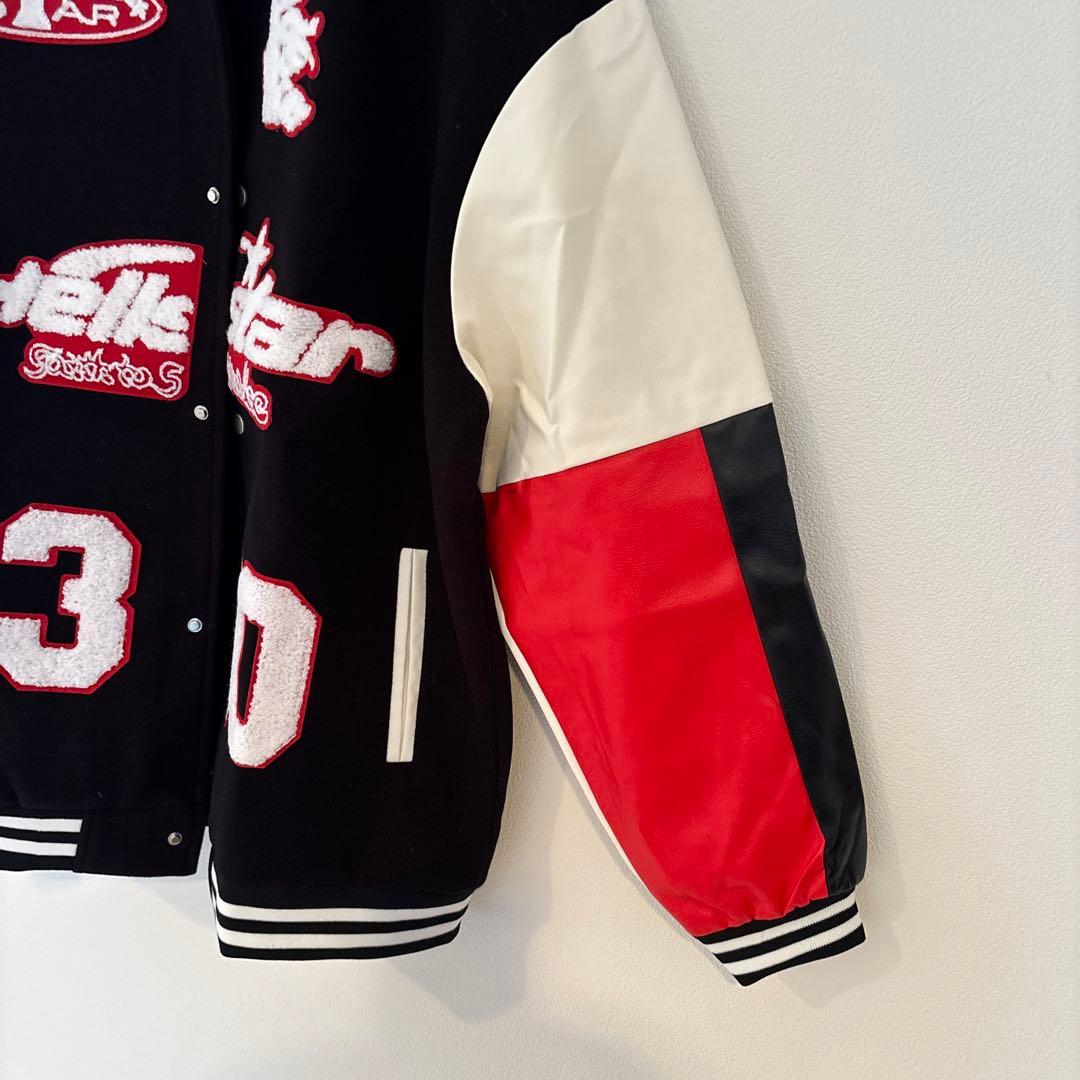 美品Emmauelaイタリア製100%カシミヤ スタジャンサガラ刺繍2XL - メルカリ