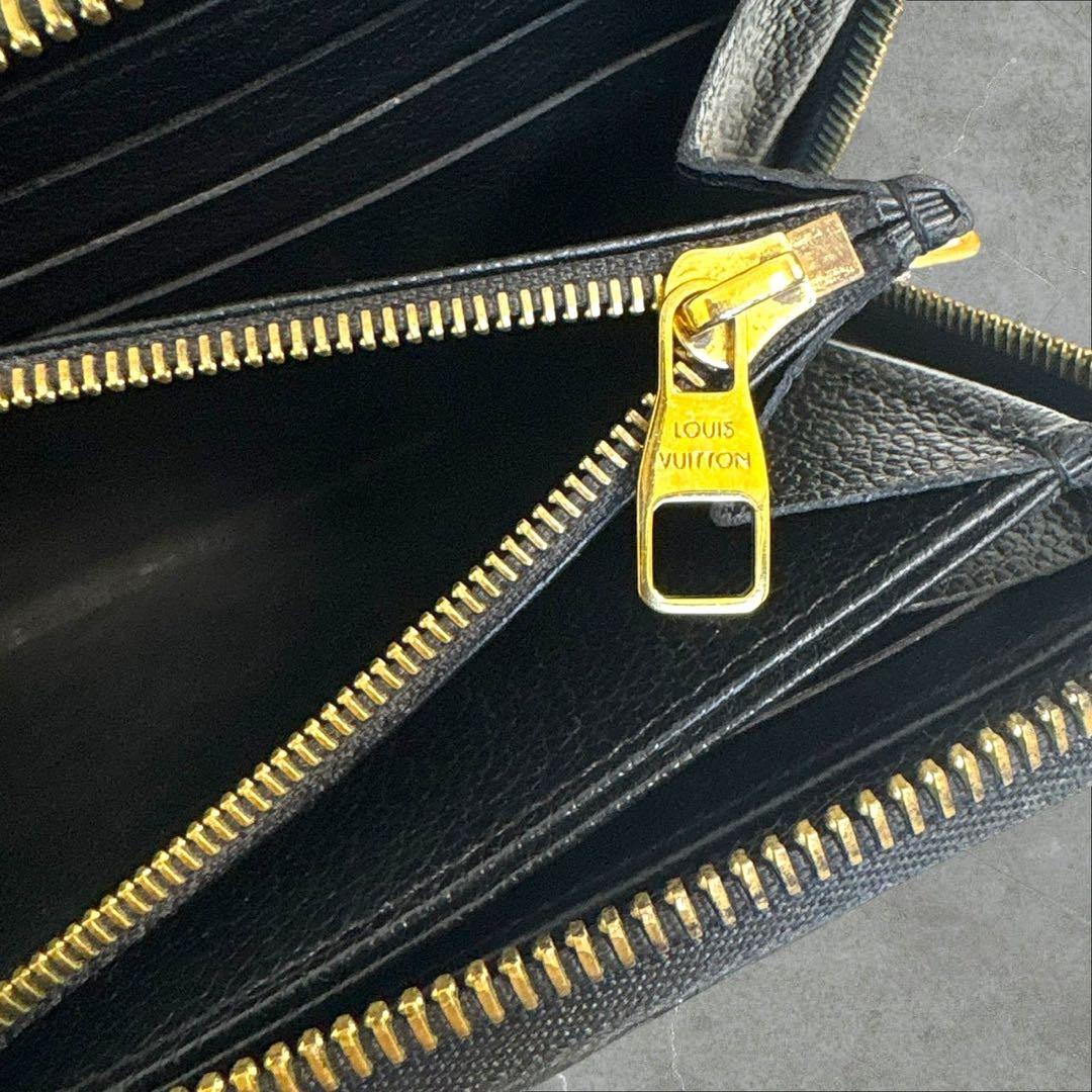 極美品✨ ルイヴィトン アンプラント モノグラム ジッピーウォレット 長財布 黒