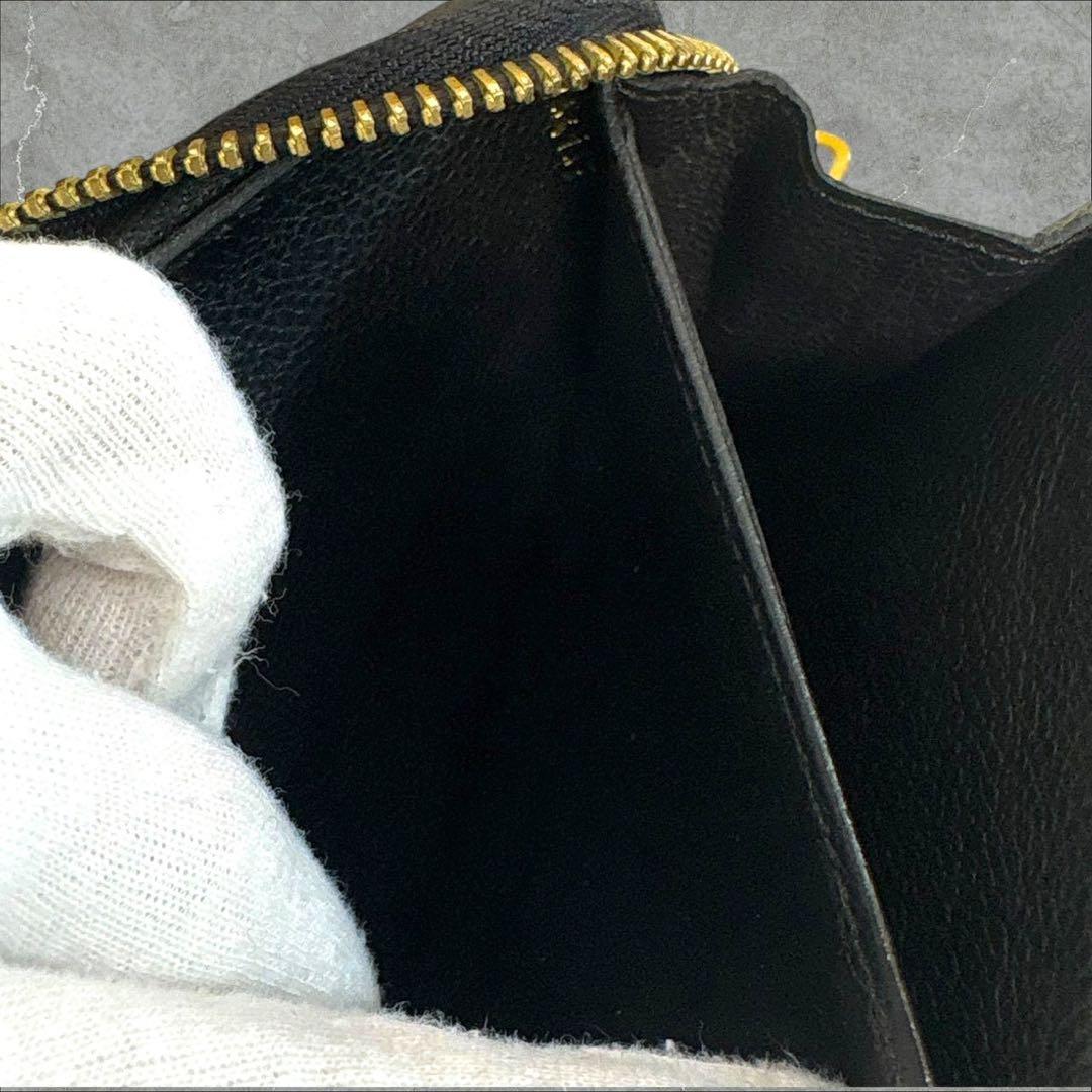 極美品✨ ルイヴィトン アンプラント モノグラム ジッピーウォレット 長財布 黒