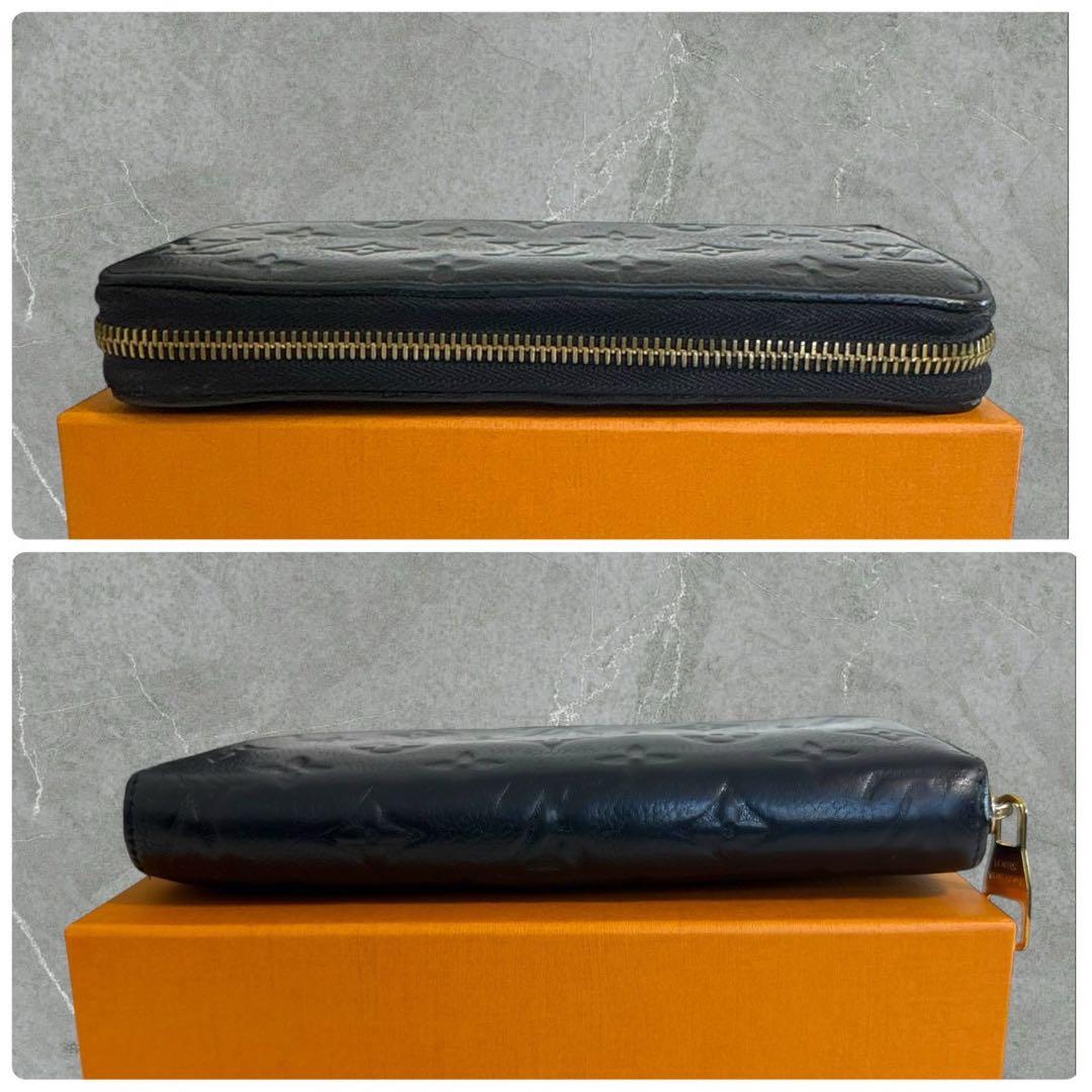 極美品✨ ルイヴィトン アンプラント モノグラム ジッピーウォレット 長財布 黒