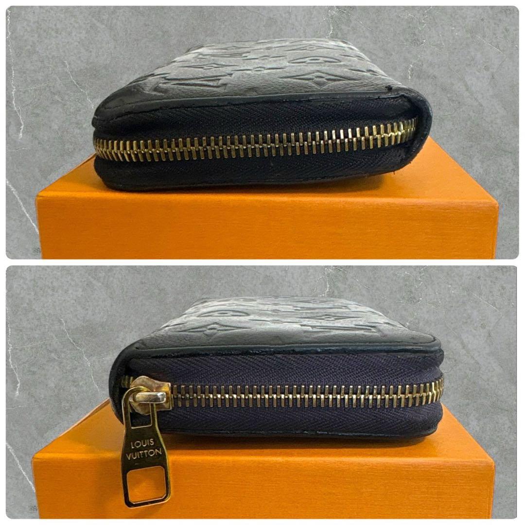 極美品✨ ルイヴィトン アンプラント モノグラム ジッピーウォレット 長財布 黒