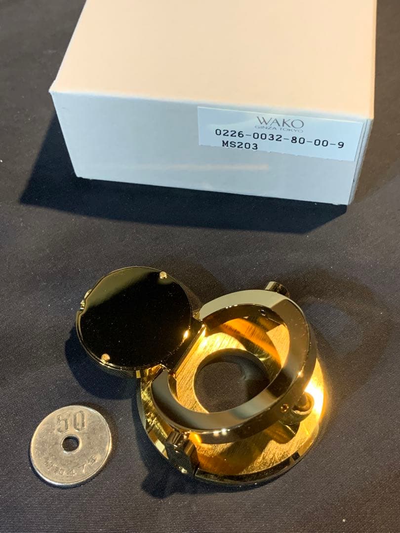 新品コレクション 銀座WAKO 超ミニクロック MS203 径50mm