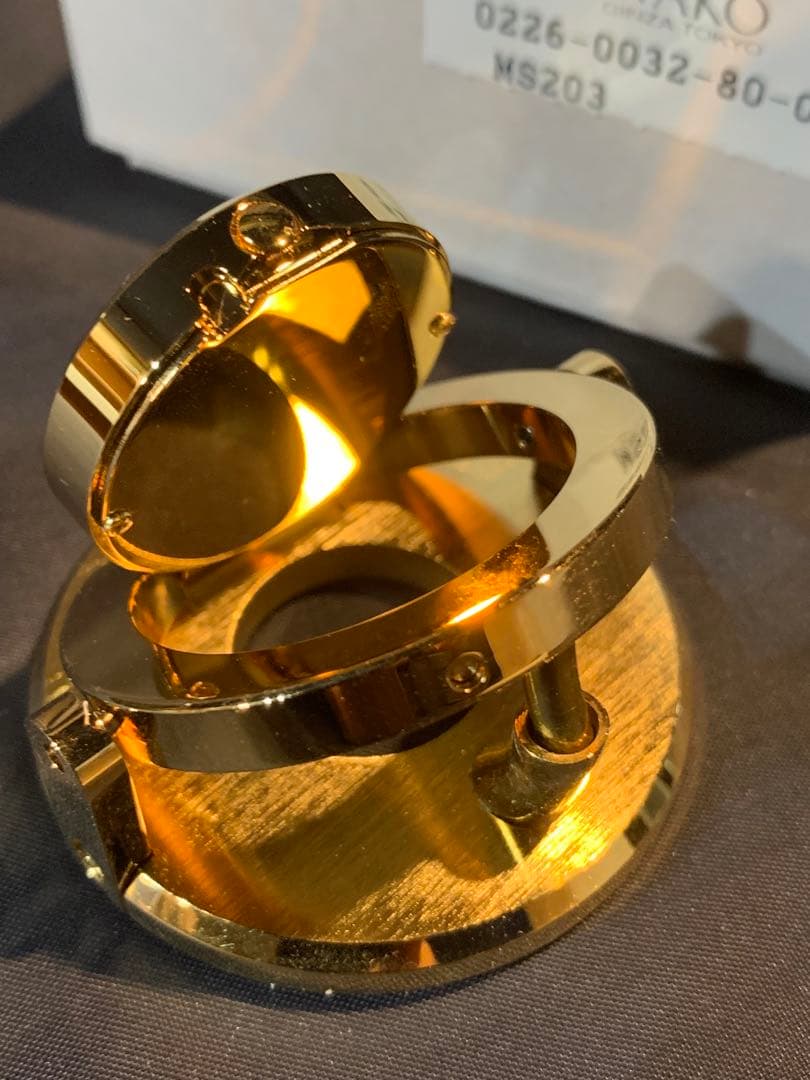 新品コレクション 銀座WAKO 超ミニクロック MS203 径50mm