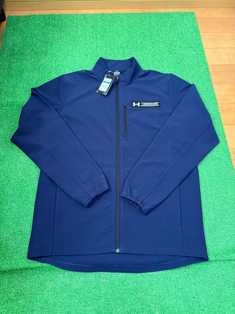 アンダーアーマー　ウォームジャケット　XL ネイビー