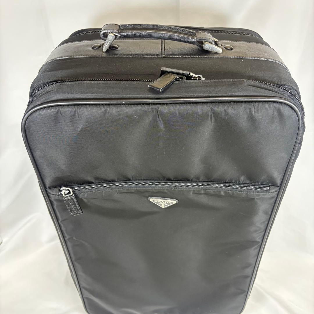PRADA キャリーケース 三角ロゴ ナイロン キャリーバッグ ビジネス