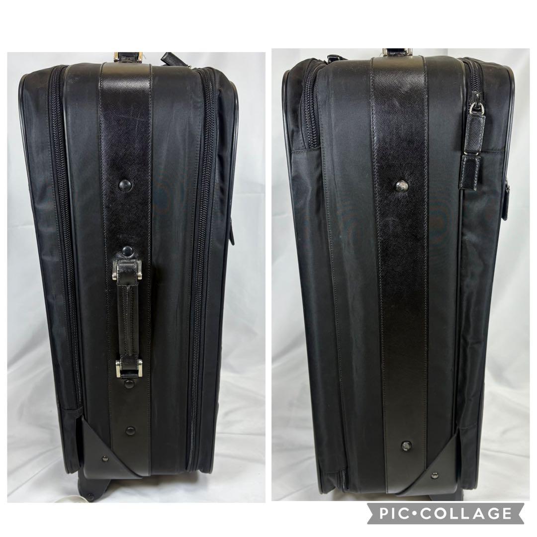 PRADA キャリーケース 三角ロゴ ナイロン キャリーバッグ ビジネス