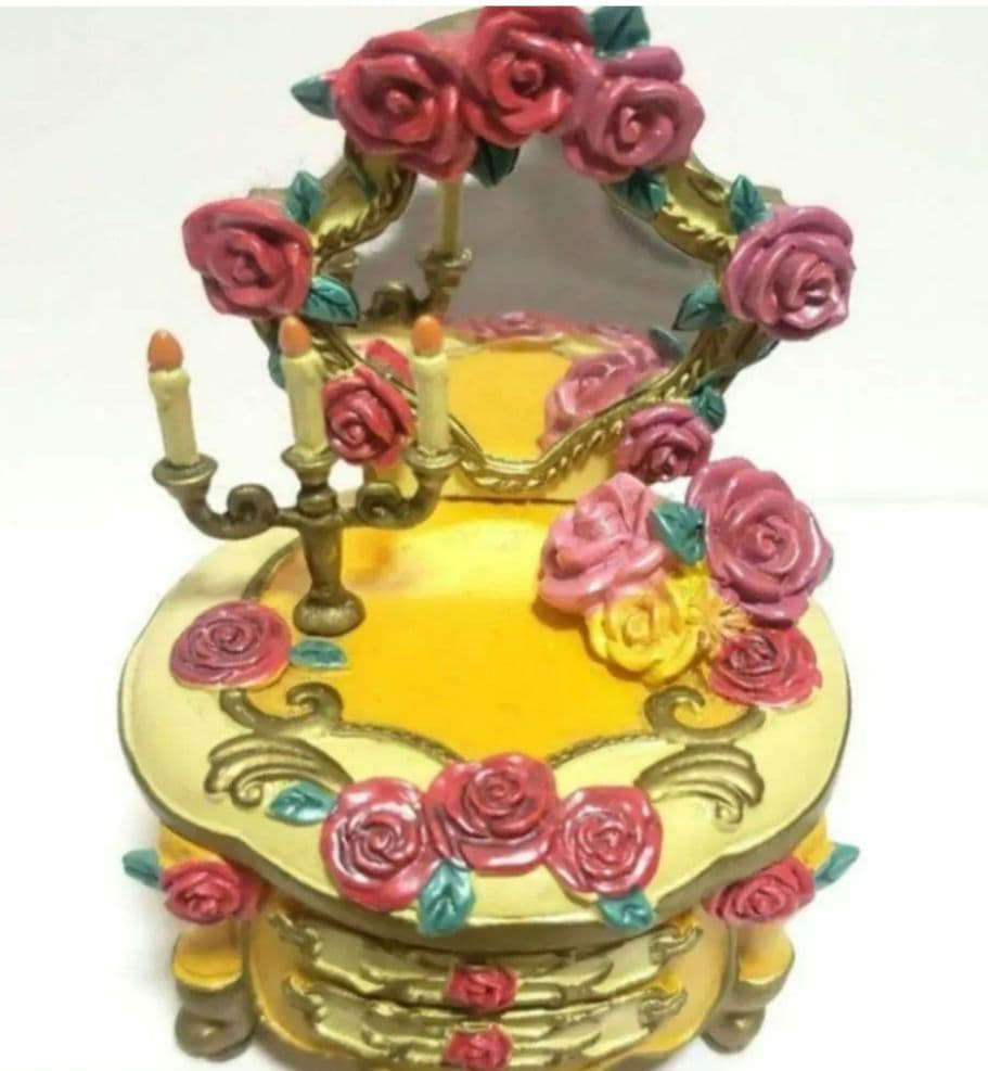 【レア】ディズニーストア品 美女と野獣 コレクション置物