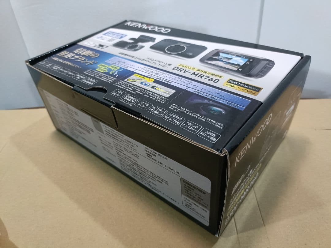 KENWOOD ドライブレコーダー DRV-MR760　前後2カメラ