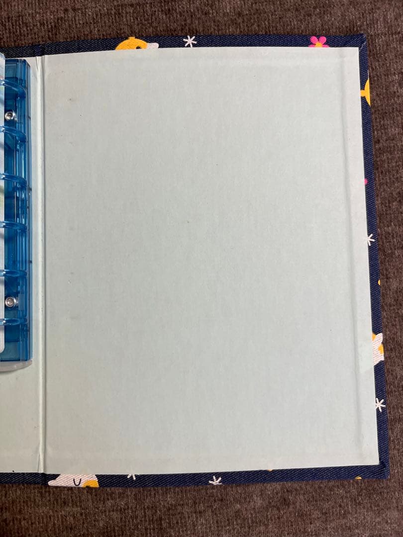 ハムちゃんずワールド CRUX プロフィール帳 6穴 デニム 平成レトロ レア