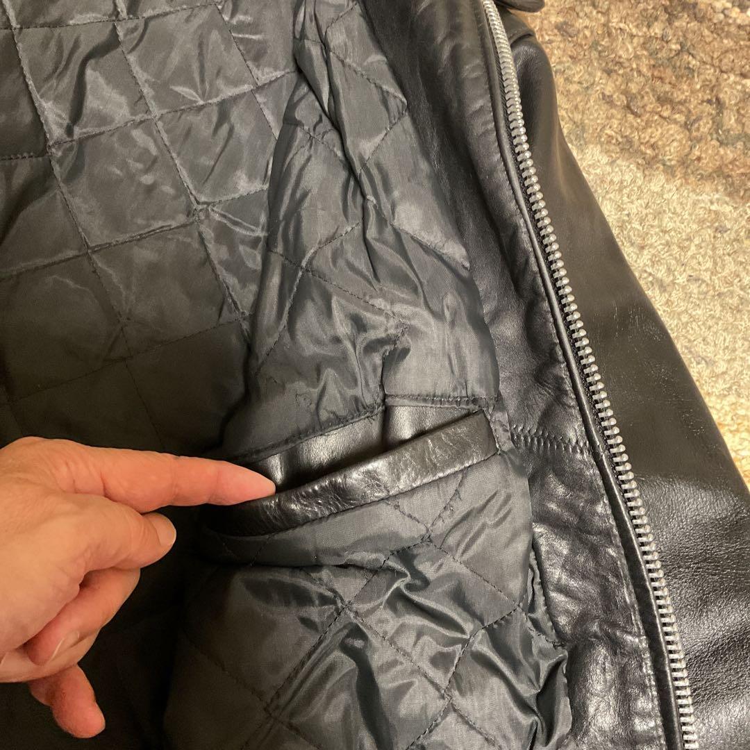 タロウ様用 Schott ショット182 シングルライダース カウハイド 40