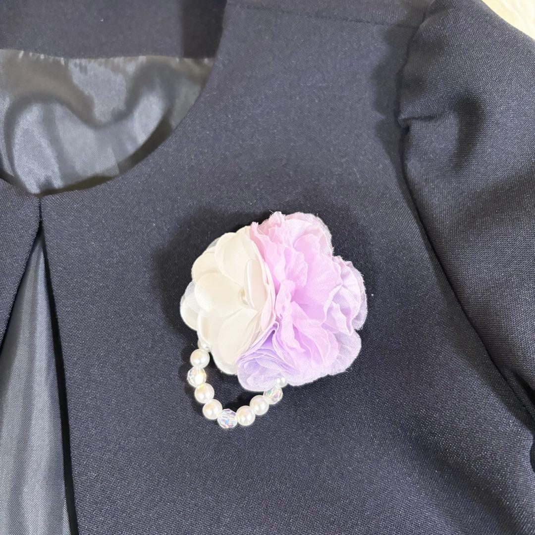 SAKURA ラベンダー ドレス 130 セレモニー 入学 卒園 発表会