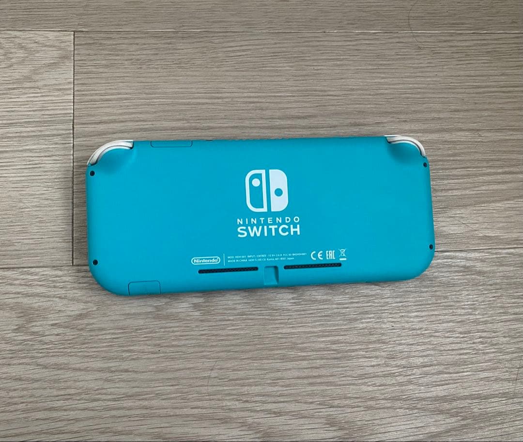 Nintendo Switch Lite ターコイズ 本体と充電器、カバー付き