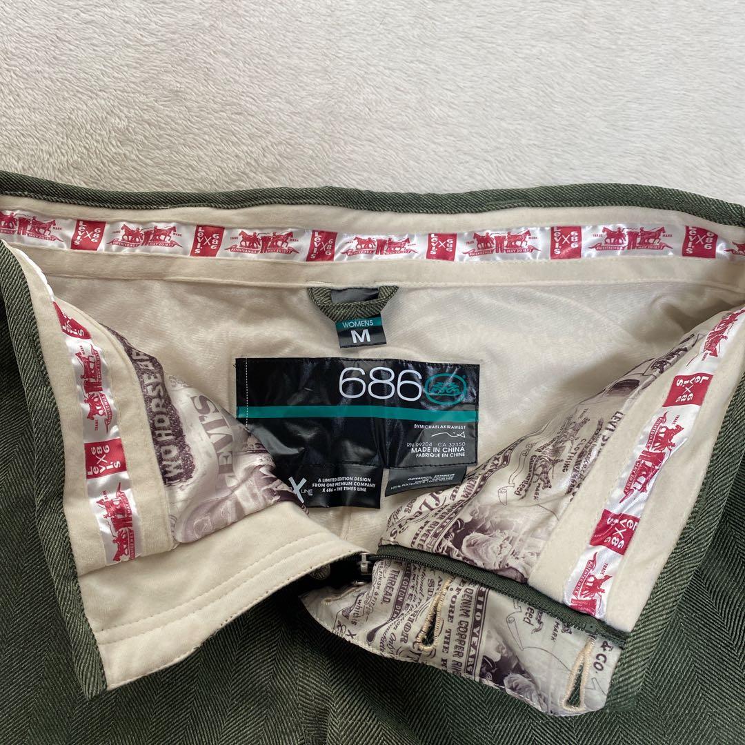 【希少品】686 LEVI’S ⑅︎ コラボ ウェア デニム生地 ネームタグ付き