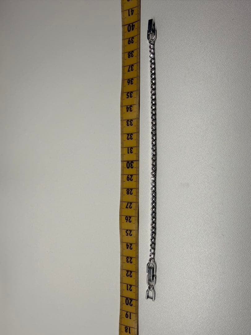 Swarovski テニスブレスレット20cm