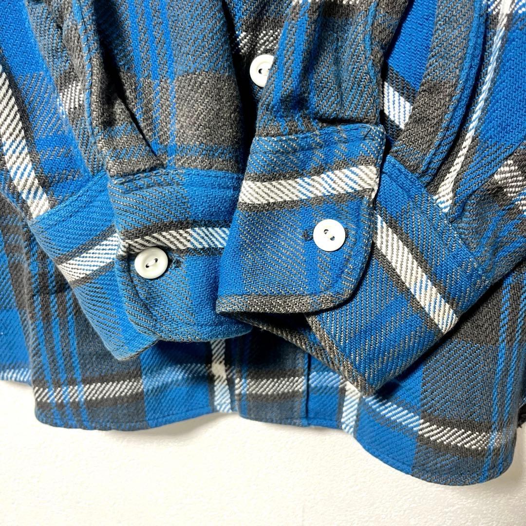 70's 《ELY / エリー》Heavy flannel shirt