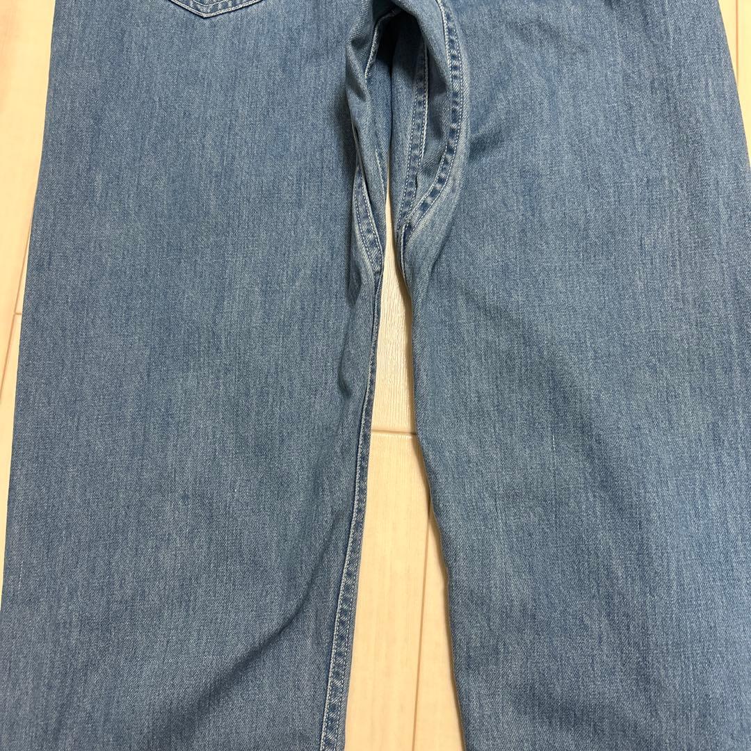 ナナミカ　 5ポケットストレートデニムパンツ　ベルト付き