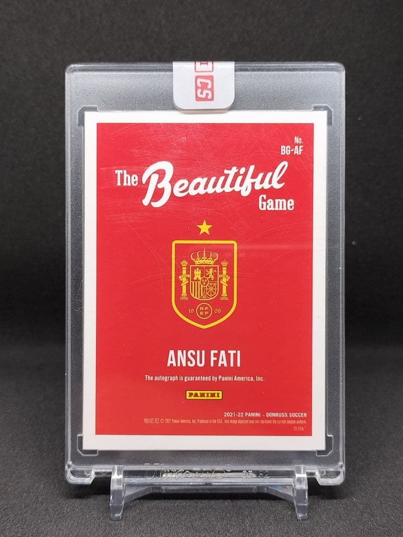 Ausu Fati Autograph Card Panini アンス・ファティ