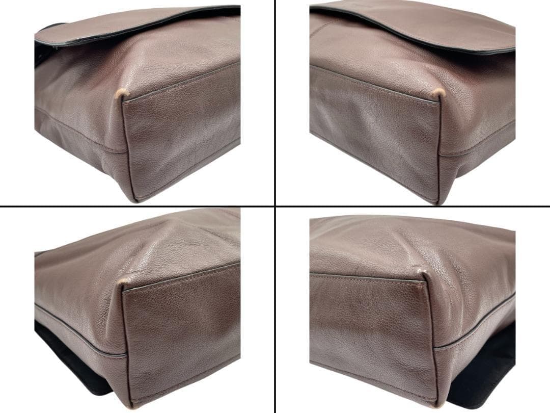 COACH F54792 スムースレザー ショルダーバッグ メッセンジャーバッグ