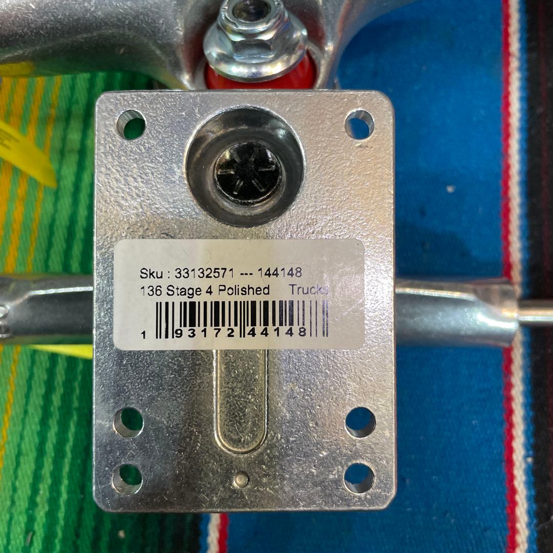 INDEPENDENT スケートボードトラック シルバー136