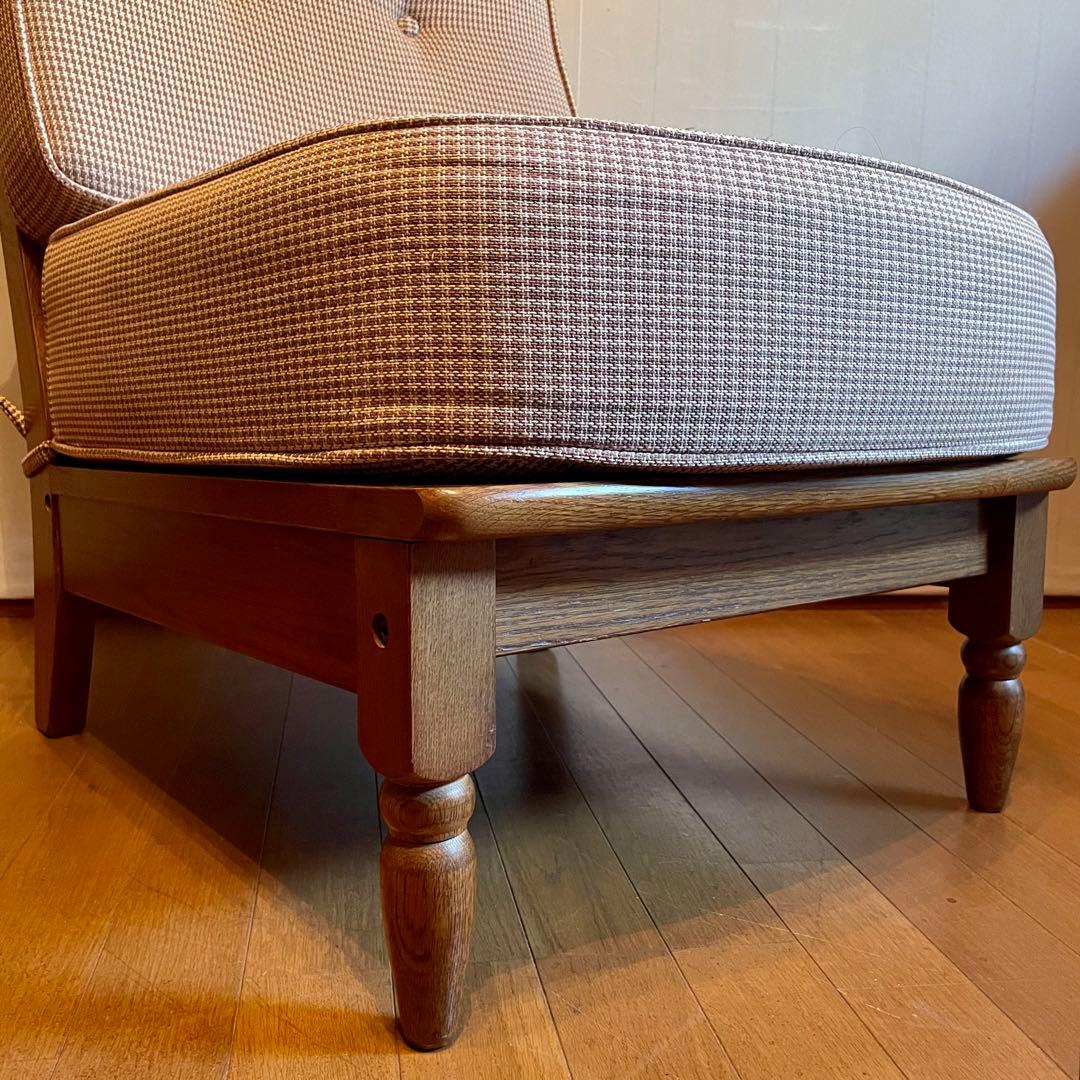 【コスガ】\"カントリー\"リビングチェア 5530M 一人掛け肘無椅子