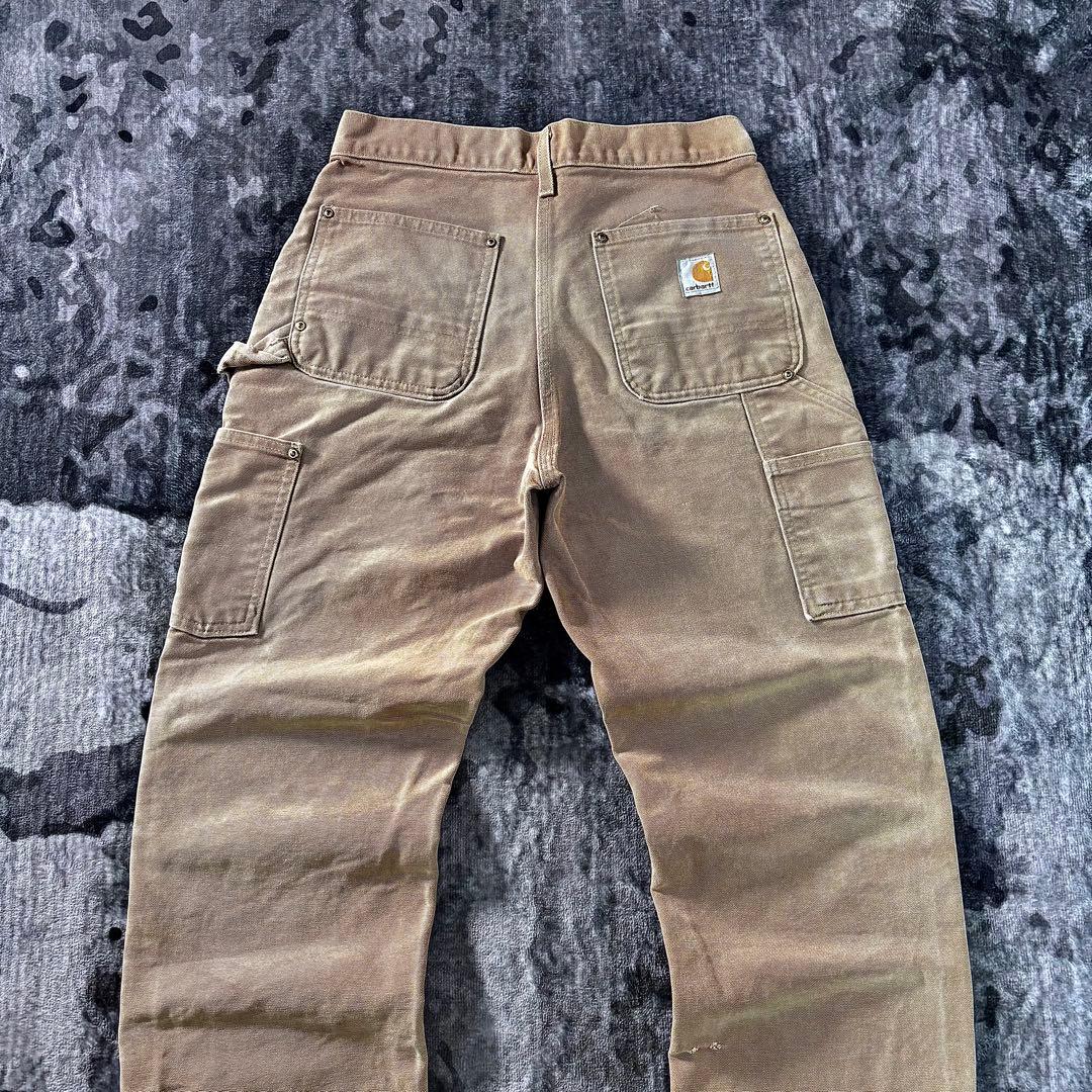 コメ欄セール！USA製 雰囲気系 Carhartt ダブルニー 実寸W35