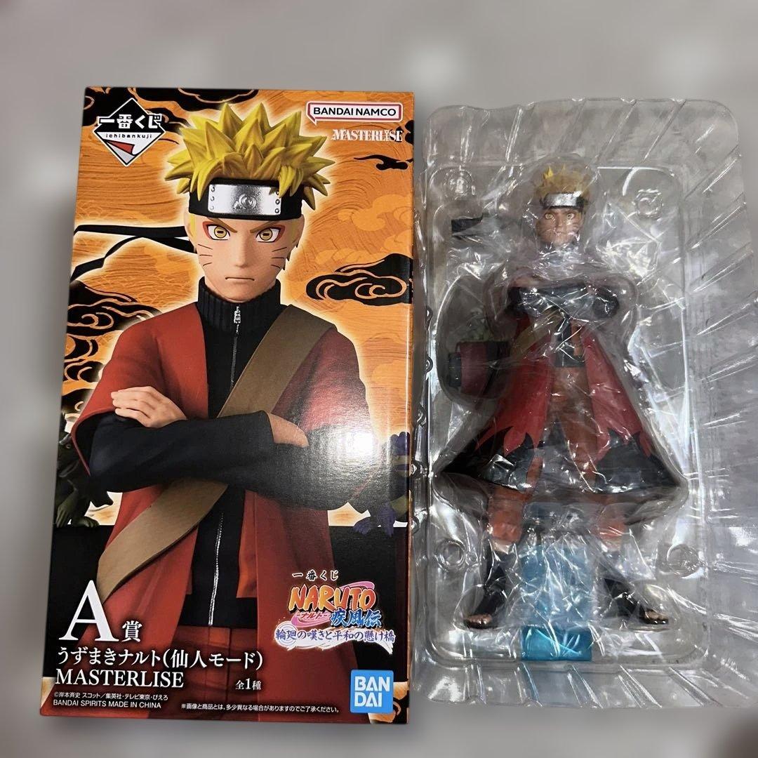 一番くじNARUTO A賞 うずまきナルト(仙人モード)⚠️初期不良大あり 左