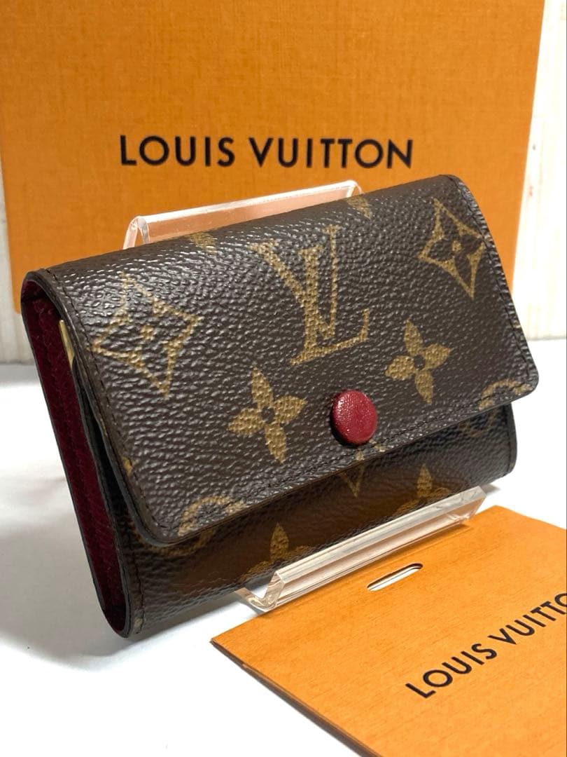 良品　ルイヴィトン　モノグラム　フューシャ　ミルティクレ6 6連キーケース　箱付