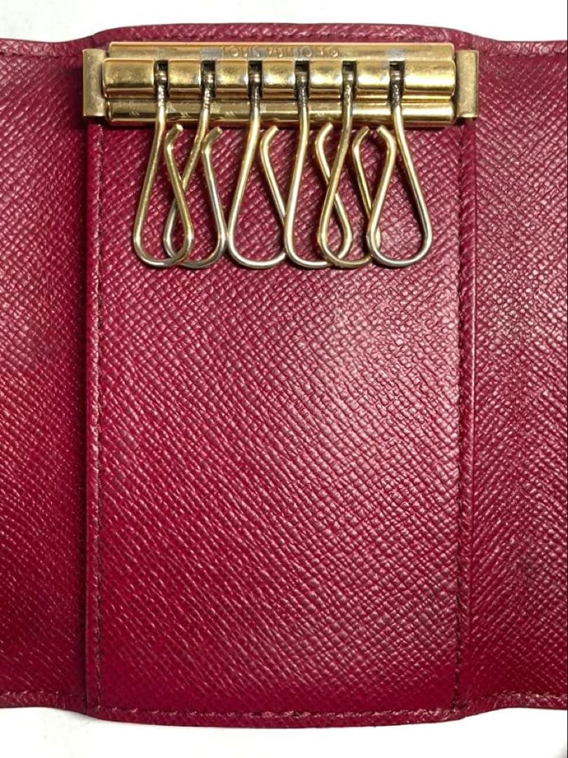 良品　ルイヴィトン　モノグラム　フューシャ　ミルティクレ6 6連キーケース　箱付