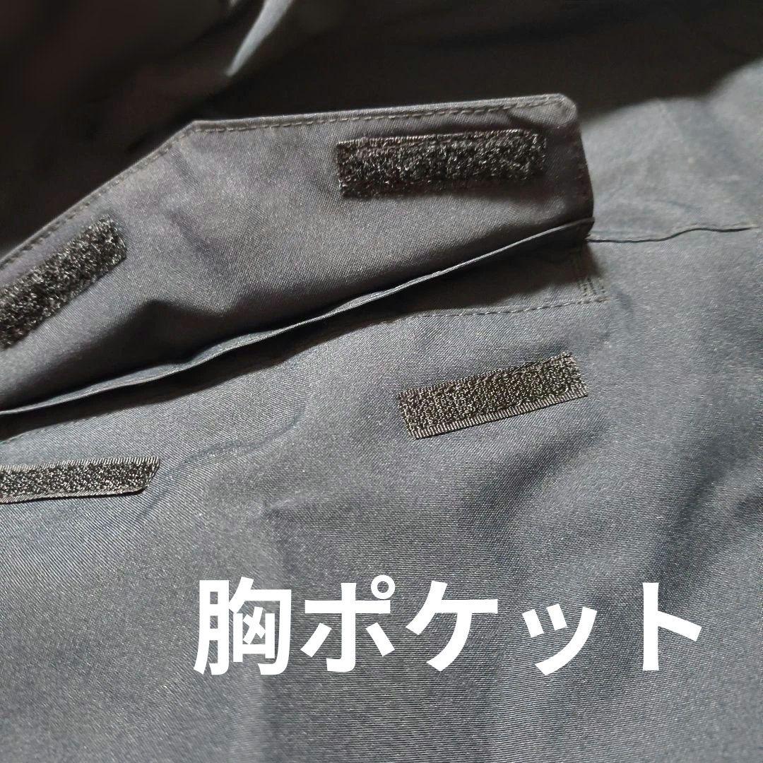 のあ。クイックシルバー スキースノーウェア メンズMサイズブラック