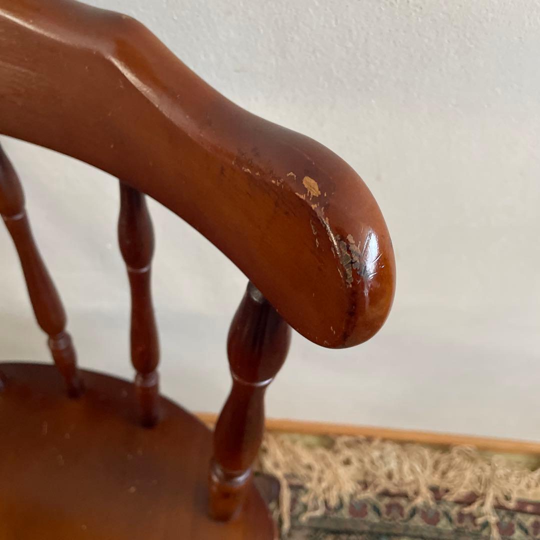 ② ミキモク　ウィンザーチェア　ダイニングチェア　レトロ　アンティーク