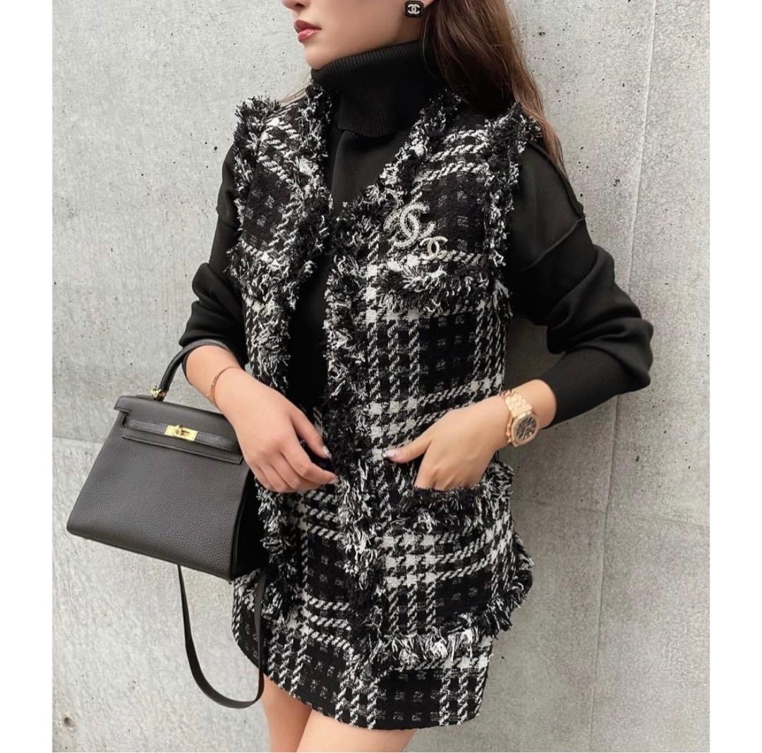 sheller シェリエ Jewelツイードキュロット - メルカリ