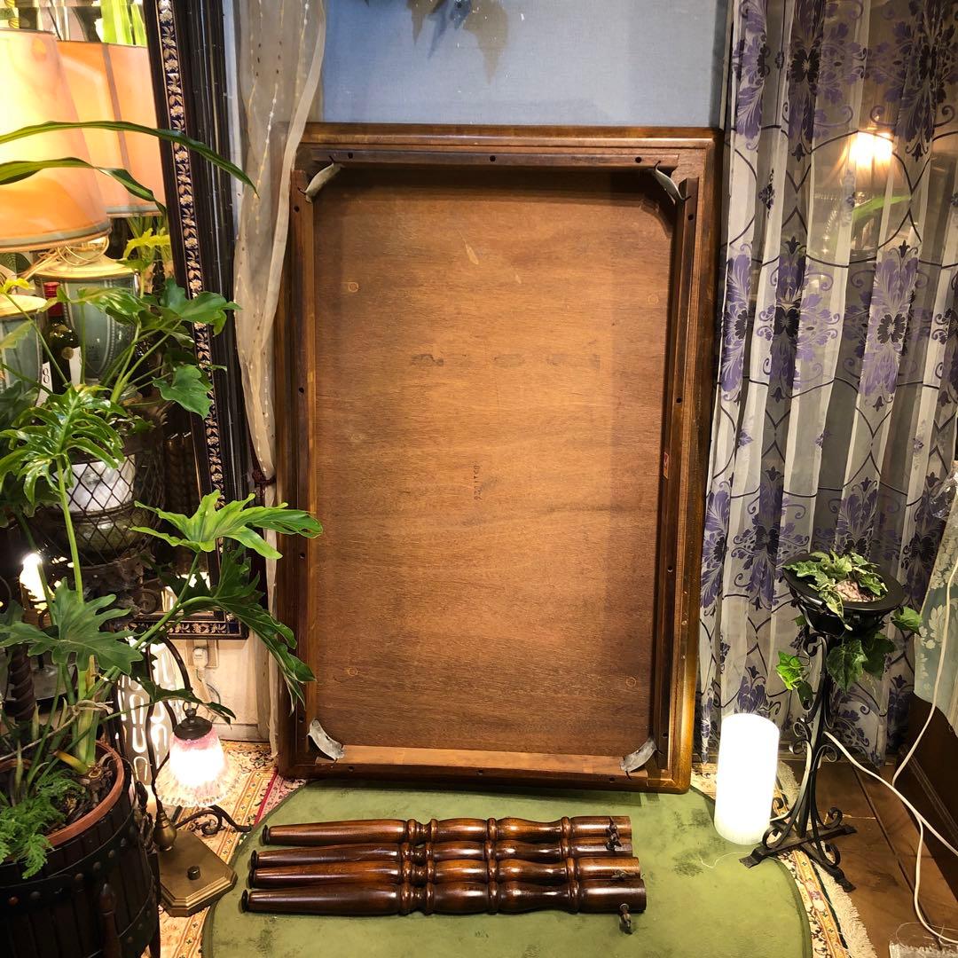 Sale 極美品キツツキマーク ヴィンテージ コロニアル メラニントップテーブル