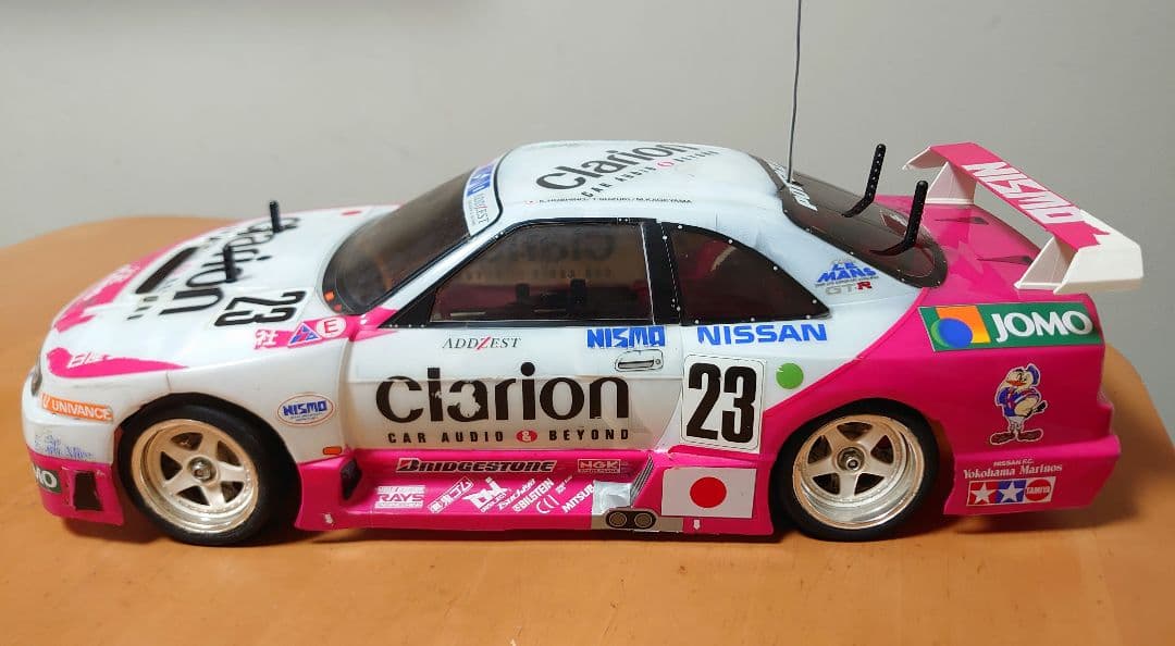 タミヤ TA02W ニスモ クラリオン GT-R R33 スカイライン ボディ - メルカリ